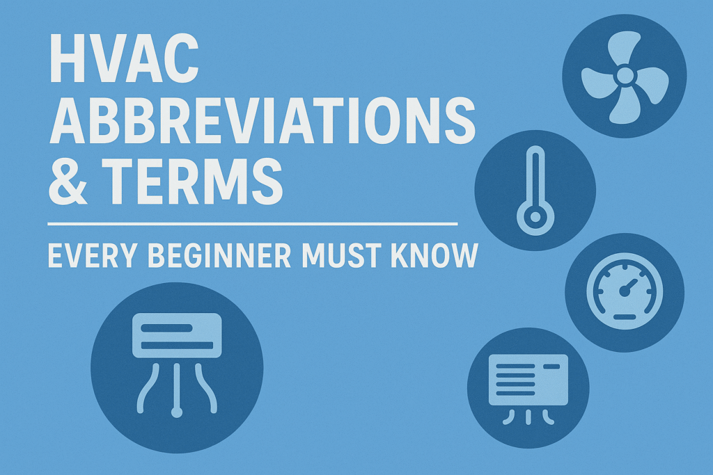 HVAC Abbreviations & Terms Every Beginner Must Know