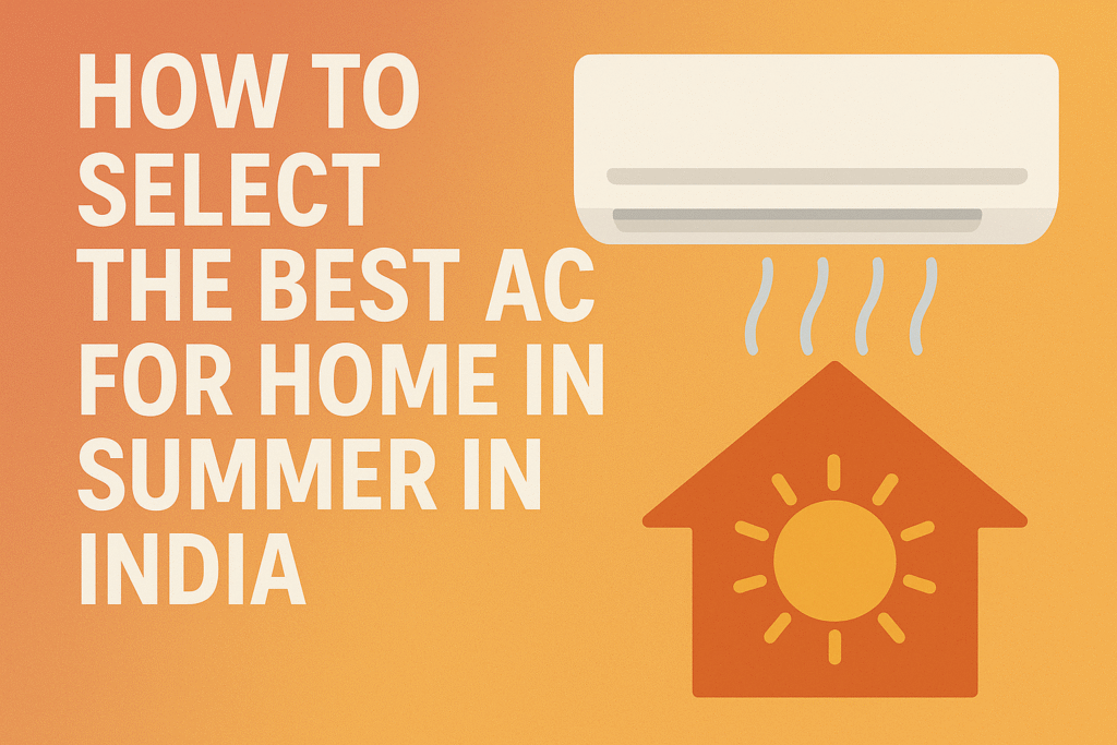 How to Select the Best AC for Home in Summer in India