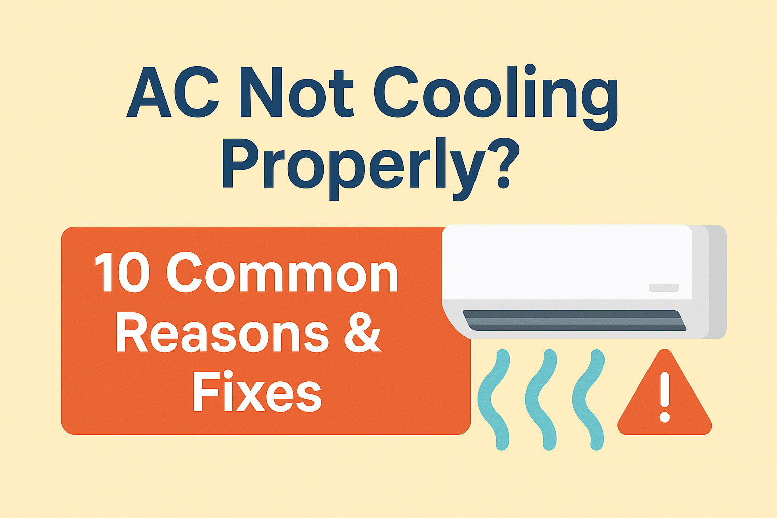 AC Not Cooling Properly